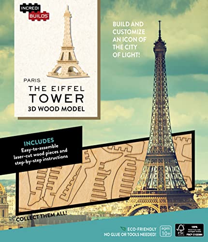 Imagen de archivo de IncrediBuilds: Paris: Eiffel Tower 3D Wood Model a la venta por Magers and Quinn Booksellers