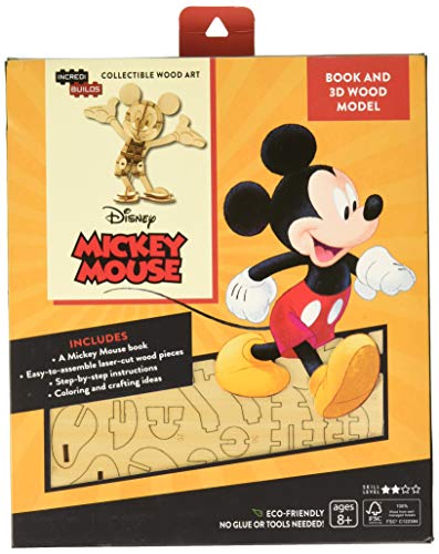 Stock image for IncrediBuilds: Walt Disney: Mickey Mouse 3D Wood Model and Book for sale by GF Books, Inc.
