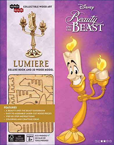 Stock image for Incredibuilds: Disney's Beauty and the Beast: Lumiere Deluxe Book and Model Set for sale by WorldofBooks