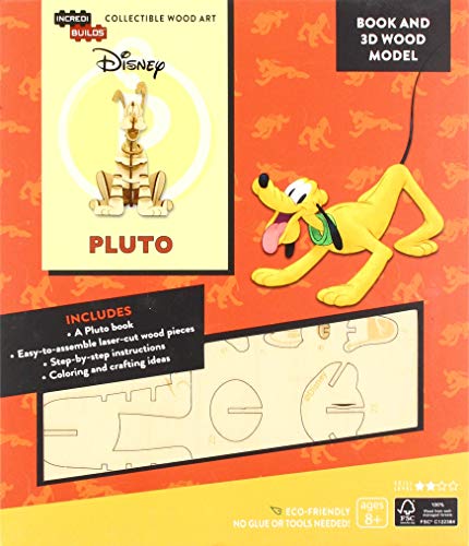 9781682982006: IncrediBuilds: Disney: Pluto Book and 3D Wood Model