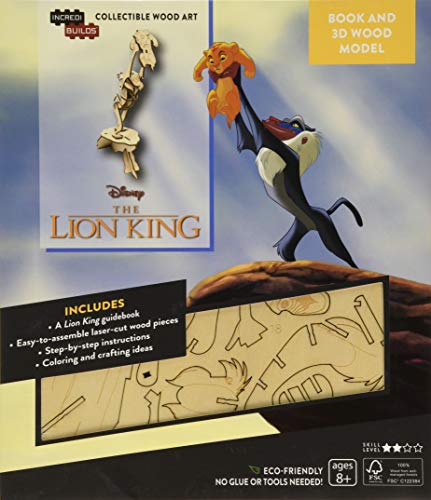 Imagen de archivo de IncrediBuilds Disney The Lion King Model a la venta por Revaluation Books