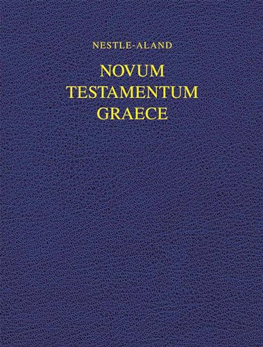 Imagen de archivo de Novum Testamentum Graece: Nestle-aland (Greek, German and English Edition) a la venta por Lakeside Books