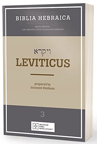 Imagen de archivo de Biblia Hebraica Quinta Leviticus a la venta por Revaluation Books