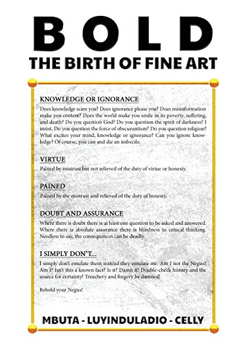 Stock image for Bold: The Birth of Fine Art for sale by Discover Books
