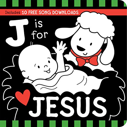 9781683222828: J Is for JESUS Black and White Board Book (Tell Me About God Board Books)