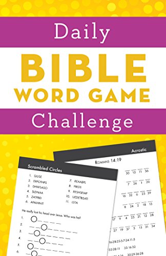 Beispielbild fr Daily Bible Word Game Challenge zum Verkauf von Better World Books