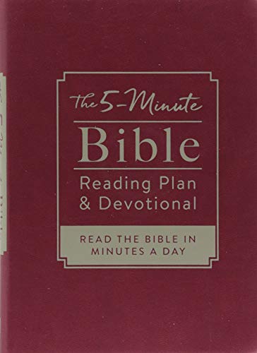 Beispielbild fr The 5-Minute Bible Reading Plan and Devotional : Read the Bible in Minutes a Day zum Verkauf von Better World Books