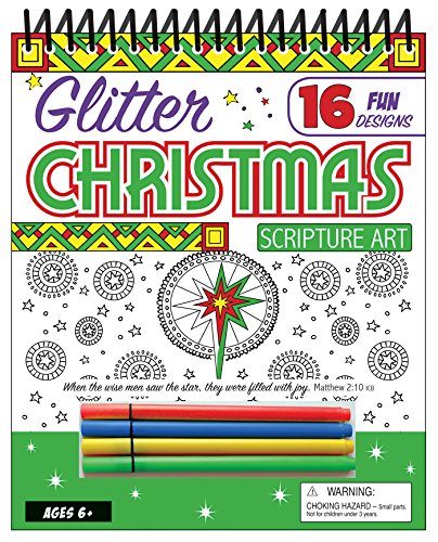 Imagen de archivo de Glitter Christmas Scripture Art: 16 Fun Designs a la venta por HPB-Diamond