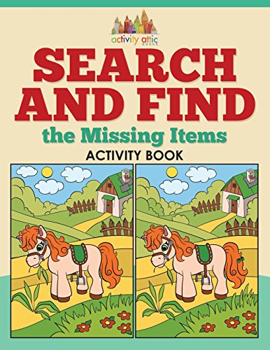 Imagen de archivo de Search and Find the Missing Items Activity Book a la venta por PlumCircle