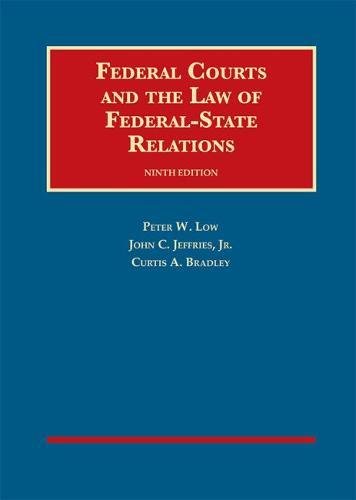9781683280064: Federal Courts and the Law of Federal-state Relations