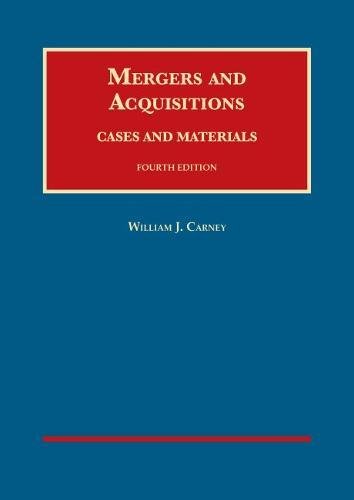 Stock image for Mergers and Acquisitions, Cases and Materials (University Casebook Series) for sale by GF Books, Inc.