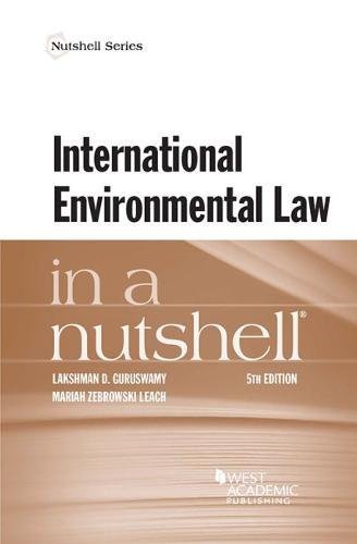 Stock image for International Environmental Law in a Nutshell for sale by Better World Books
