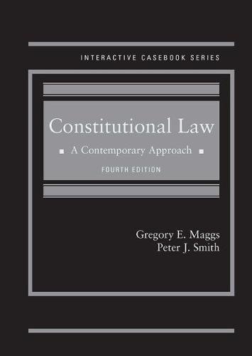 Stock image for Constitutional Law : A Contemporary Approach for sale by Better World Books