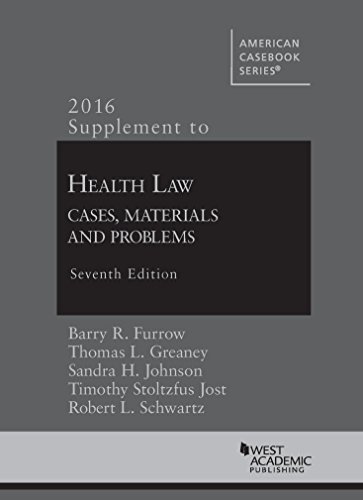 9781683281979: Supplement to Health Law 2016: Cases, Materials and Problems
