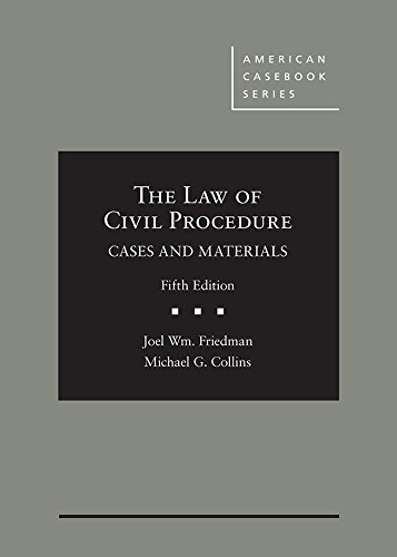 Beispielbild fr The Law of Civil Procedure: Cases and Materials (American Casebook Series) zum Verkauf von BooksRun