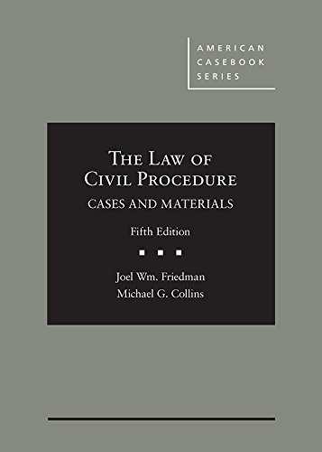 Imagen de archivo de The Law of Civil Procedure : Cases and Materials a la venta por Better World Books