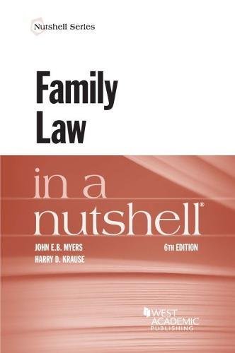 Beispielbild fr Family Law in a Nutshell (Nutshells) zum Verkauf von ThriftBooks-Dallas