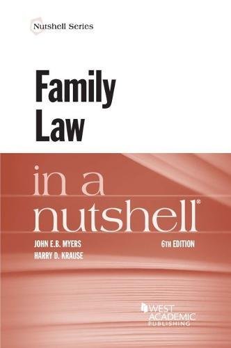 Stock image for Family Law in a Nutshell (Nutshells) for sale by ThriftBooks-Dallas
