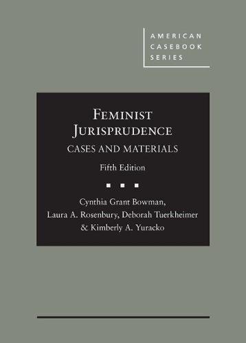 Imagen de archivo de Feminist Jurisprudence a la venta por PBShop.store US