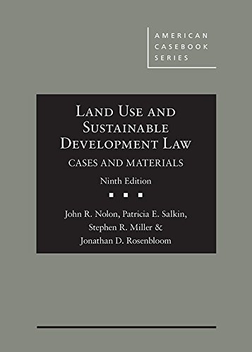 Imagen de archivo de Land Use and Sustainable Development Law, Cases and Materials a la venta por Better World Books