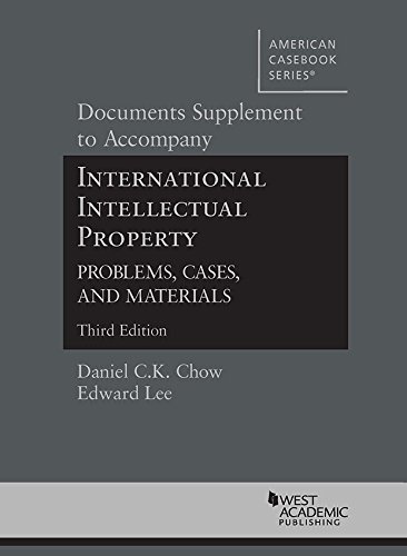 Imagen de archivo de Documents Supplement to International Intellectual Property, Problems, Cases and Materials a la venta por ThriftBooks-Atlanta