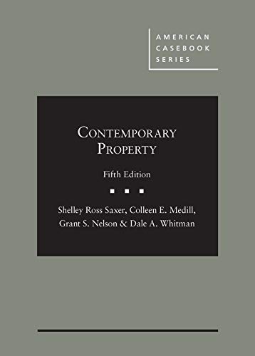 Stock image for Contemporary Property (American Casebook Series) for sale by Hafa Adai Books
