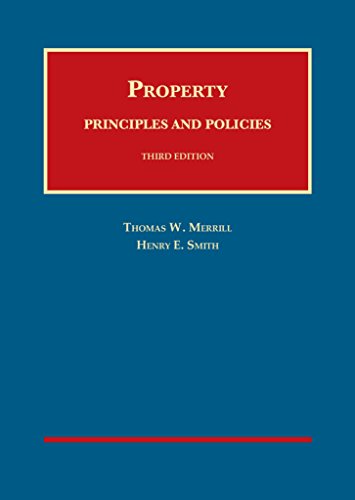 Beispielbild fr Property: Principles and Policies (University Casebook Series) zum Verkauf von BooksRun