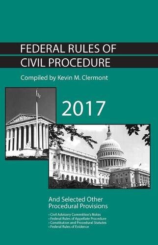 Stock image for Federal Rules of Civil Procedure and Selected Other Procedural Provisions for sale by Better World Books