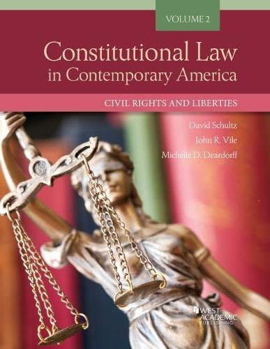 9781683285564: Constitutional Law in Contemporary America, Volume 2: Civil Rights and Liberties (Higher Education Coursebook)