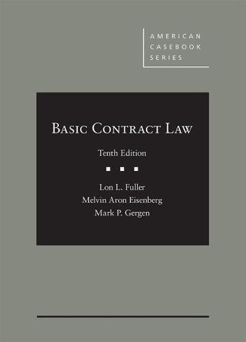 Imagen de archivo de Basic Contract Law a la venta por Better World Books