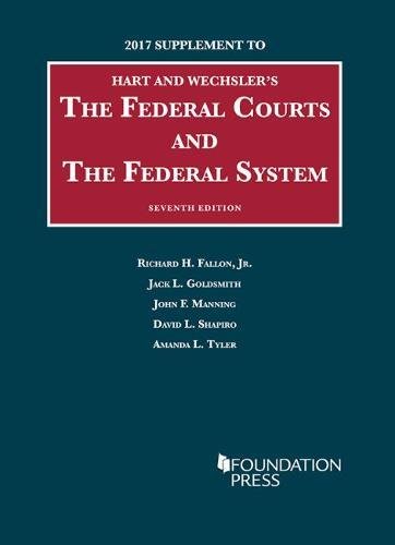 Beispielbild fr The Federal Courts and the Federal System, 7th : 2017 Supplement zum Verkauf von Better World Books