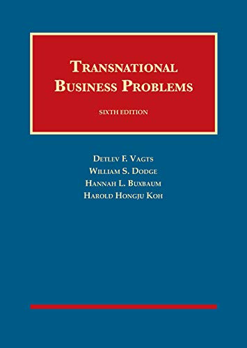 Beispielbild fr Transnational Business Problems (University Casebook Series) zum Verkauf von Textbooks_Source