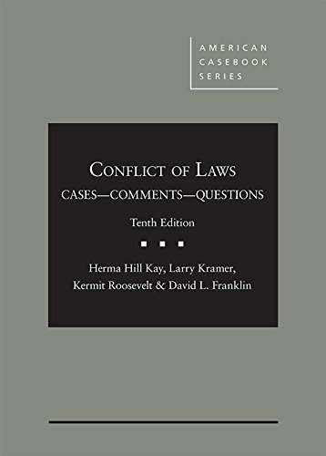 Stock image for Conflict of Laws, Cases, Comments, and Questions (American Casebook Series) for sale by BooksRun