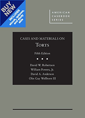 Stock image for Cases and Materials on Torts (American Casebook Series) for sale by BooksRun