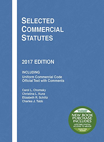 Beispielbild fr Selected Commercial Statutes (Selected Statutes) zum Verkauf von KuleliBooks