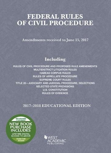 Federal Rules Of Civil Procedure Educational Edition