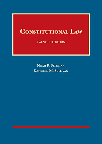 Imagen de archivo de Constitutional Law (University Casebook Series) a la venta por SecondSale