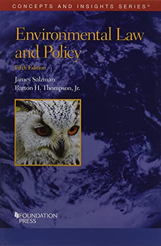 Stock image for Environmental Law and Policy (Concepts and Insights) for sale by Indiana Book Company