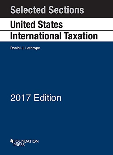 Imagen de archivo de Selected Sections on United States International Taxation (Selected Statutes) a la venta por ThriftBooks-Dallas