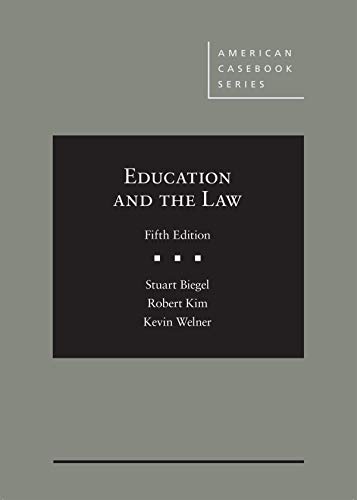 Beispielbild fr Education and the Law (American Casebook Series) zum Verkauf von BooksRun