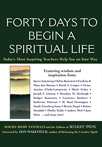 9781683365624: Forty Days to Begin a Spiritual Life: Today's Most Inspiring Teachers Help You on Your Way