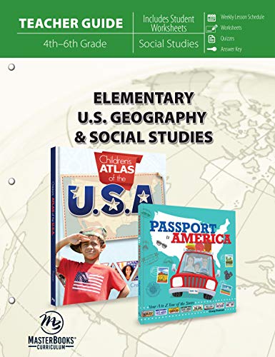 Imagen de archivo de Elementary U.S. Geography & Social Studies (Teacher Guide) a la venta por HPB-Red