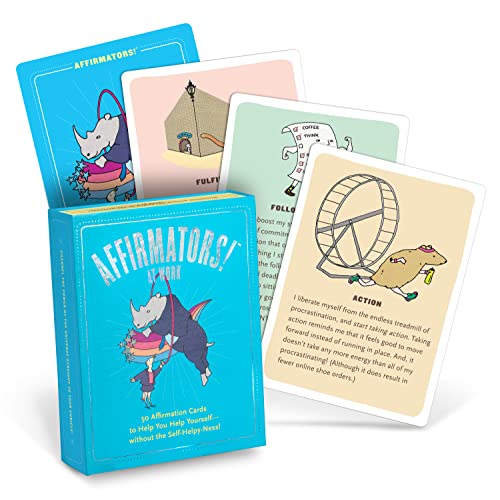 Beispielbild fr Affirmators! at Work: 50 Affirmation Cards to Help You Help Yourself - without the Self-Helpy-Ness! (Stationery) zum Verkauf von Monster Bookshop