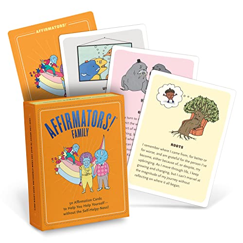 Beispielbild fr Affirmators! Family Deck: 50 Affirmation Cards on Kin of All Kinds - Without the Self-Helpy-Ness! (Card Deck) zum Verkauf von Monster Bookshop