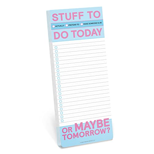9781683493396: Pad: Stuff To Do Today Make-a-List Pads (Knock Knock Make-a-list Pads)