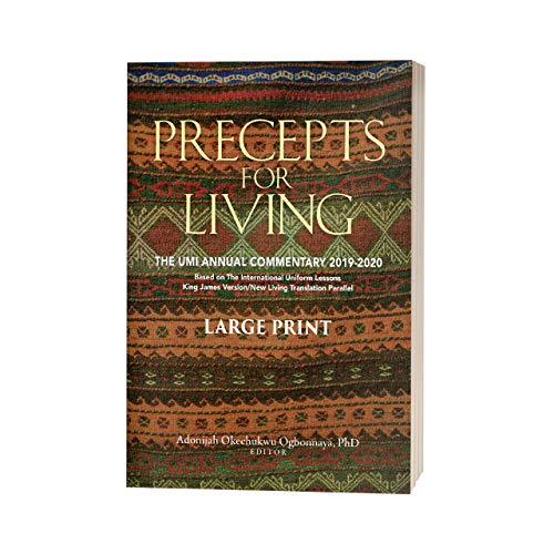 Stock image for Precepts For Living: The UMI Annual Bible Commentary 2019-2020 Large Print for sale by Better World Books