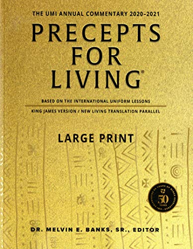 Imagen de archivo de Precepts For Living: The UMI Annual Bible Commentary 2020-2021-Large Print a la venta por Your Online Bookstore