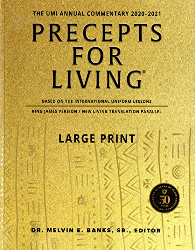 Stock image for Precepts For Living: The UMI Annual Bible Commentary 2020-2021-Large Print for sale by Your Online Bookstore