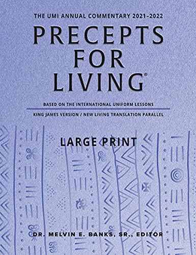 Imagen de archivo de Precepts For Living: The UMI Annual Bible Commentary 2021-2022-Large Print a la venta por Orion Tech