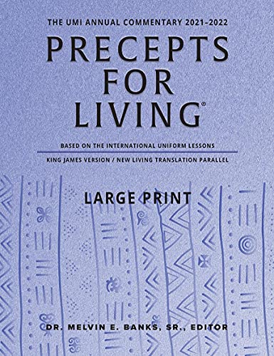 Stock image for Precepts For Living: The UMI Annual Bible Commentary 2021-2022-Large Print for sale by Orion Tech